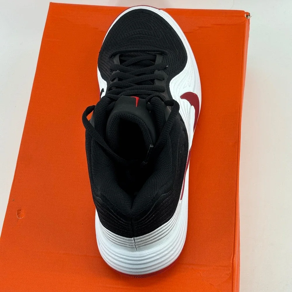 Nike Precision 8 Mid Mens 8.5 Womens 10 Black Red IH1105-003 Basketball Sneakers